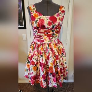 Unique Vintage pinup dress floral